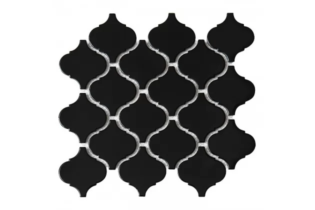 Mozaika Mini Arabesco black 27,6x25 - orientalna mozaika gresowa