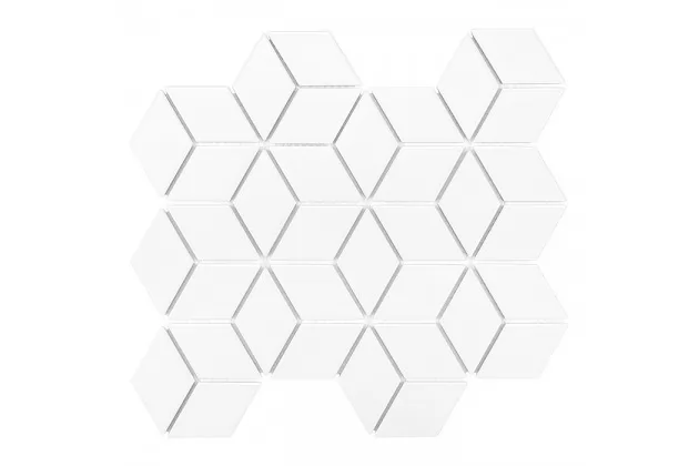 Mini Rombic White 30.7x26.8 - mozaika ścienna