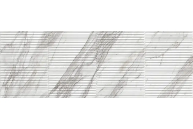Fabula Wall Calacatta Struttura Gentle 3D Ret. 33x100 MN3G- płytka ścienna