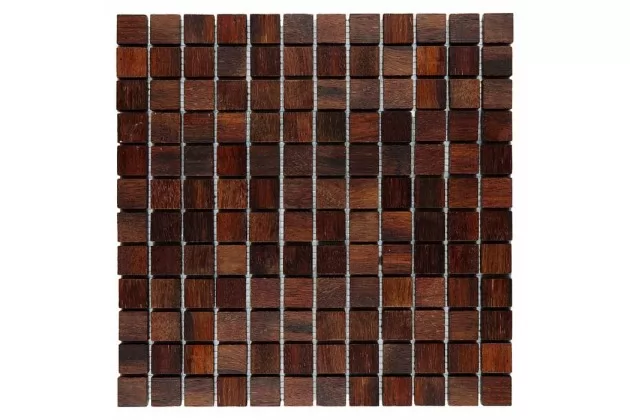 Merbau AL 25 31.7x31.7 - mozaika drewniana