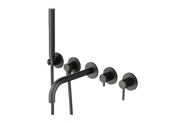 Y bateria wannowa 5-otworowa podtynkowa grafitowa - Y1237-1SGR