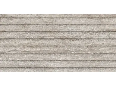 Travertino Silver Deco 32×62,5 - płytka gresowa ścienna
