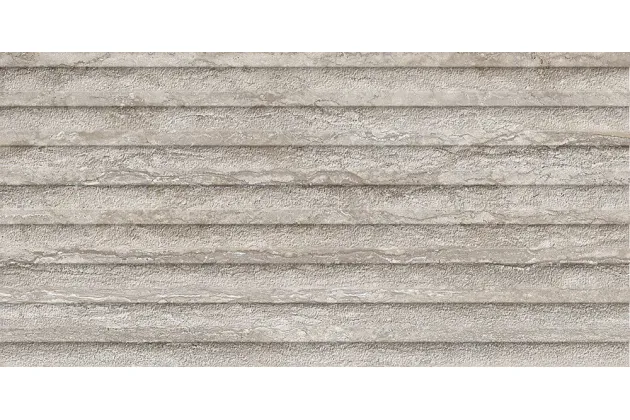 Travertino Silver Deco 32×62,5 - płytka gresowa ścienna