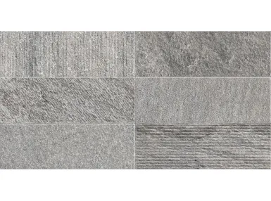 Quartz Grey Deco 32×62,5 - płytka gresowa ścienna