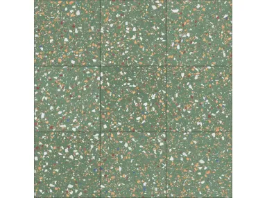 Terrazzo Green Natural 60x60 - płytka gresowa