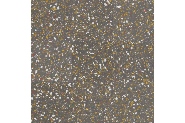 Terrazzo Anthracite Natural 60x60 - płytka gresowa