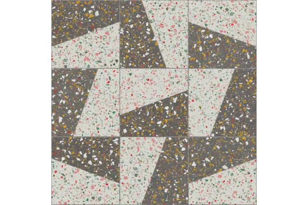 Terrazzo Stamp Natural 60x60 - płytka gresowa