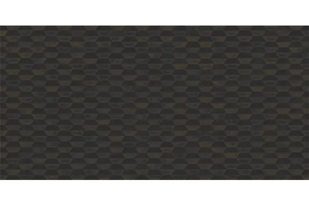 Steel Black Stamping Natural 50x100 - płytka gresowa