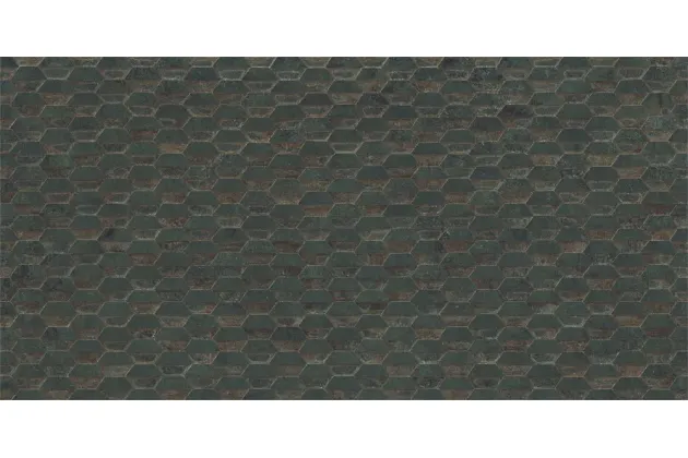 Steel Green Stamping Natural 50x100 - płytka gresowa