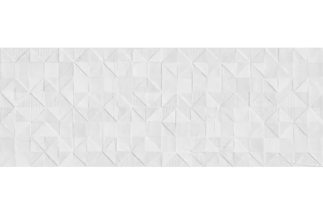 Cracked White Origami Matt 45x120 - płytka ścienna