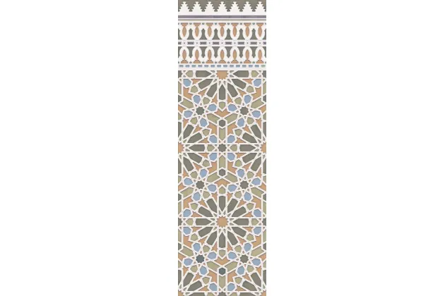 Alhambra Green Rauda 30x100 - płytka ścienna