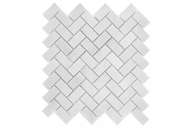 Eastern White Herringbone 30.5x30.5 Mozaika kamienna