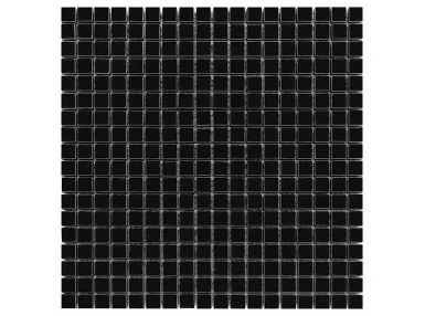 Pure Black 15 30.5x30.5 Czarna mozaika kamienna