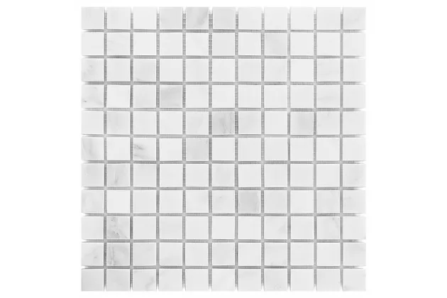 Eastern WHITE 25 30.5x30.5 Biała mozaika kamienna