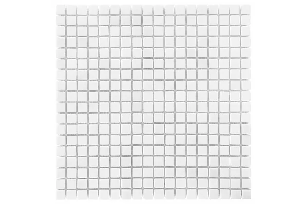 Pure white 15 mat 30.5x30.5 - mozaika kamienna