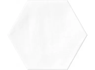 Plain White Hex 23x27 - płytka gresowa
