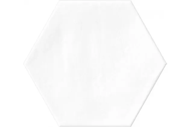 Plain White Hex 23x27 - płytka gresowa