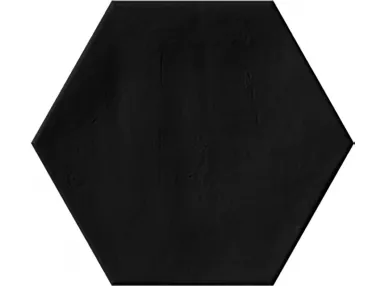 Plain Black Hex 23x27 - płytka gresowa