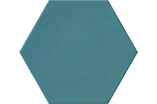 Plain Blue Hex 23x27 - płytka gresowa