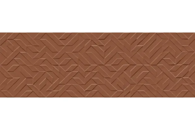 Racconti Terracotta Struttura 3D Segmenti MCYY Ret. 30x90 - płytka ścienna