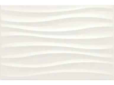 Colorblock Strutture Tide White M00Q 25x38 - płytka ścienna