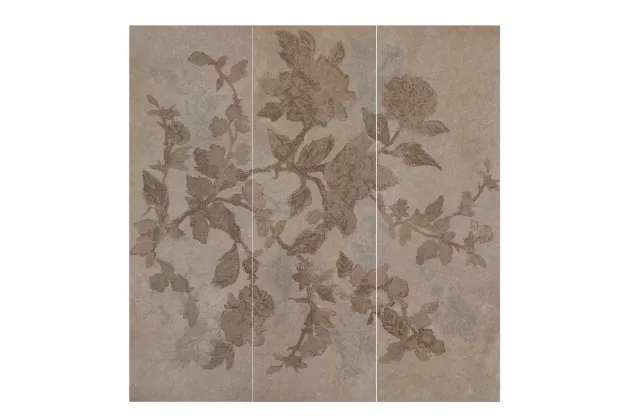 Stone-Art Decorado Bloom Moka M08X Rett. 120x120 - płytka ścienna