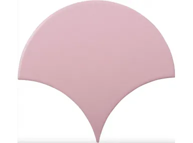 Escama Powder Pink Dark Mat 15,5x17 - płytka ścienna