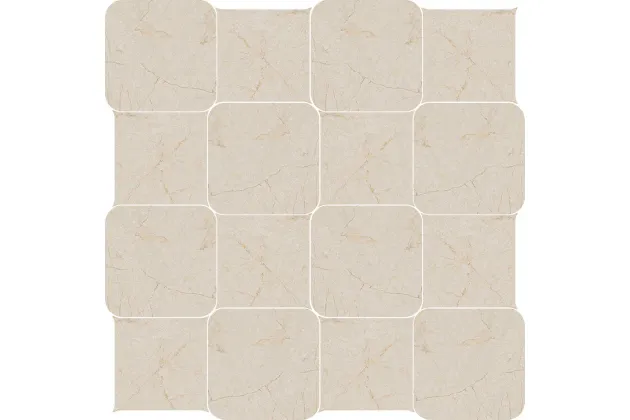 Checkers Rounded Cream Dune 28,6x28,6 - płytka gresowa