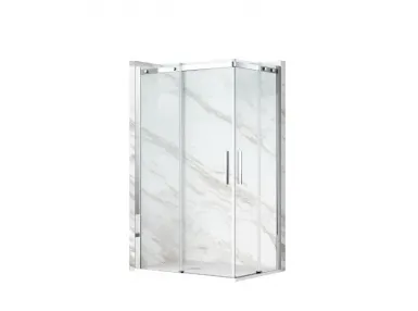 Kabina prysznicowa rozsuwana Rio 80x90 cm, chrom transparentna