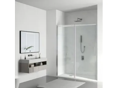 Drzwi prysznicowe rozsuwane Porta – chrom 100 cm