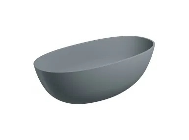 Wanna wolnostojąca Shell M+ Ash Grey 160x75 cm - SHELLWWAG