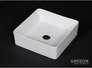 NEO biała umywalka ceramiczna 39x13