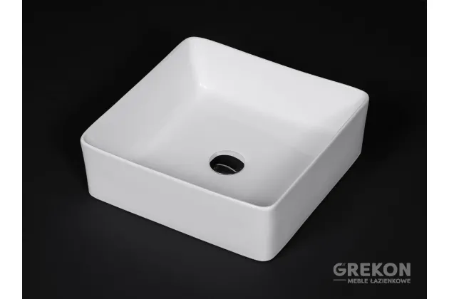 NEO biała umywalka ceramiczna 39x13