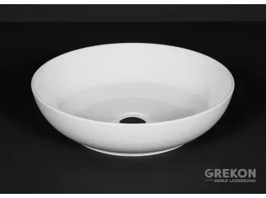 OMEGA biała umywalka ceramiczna 47.5x12.5