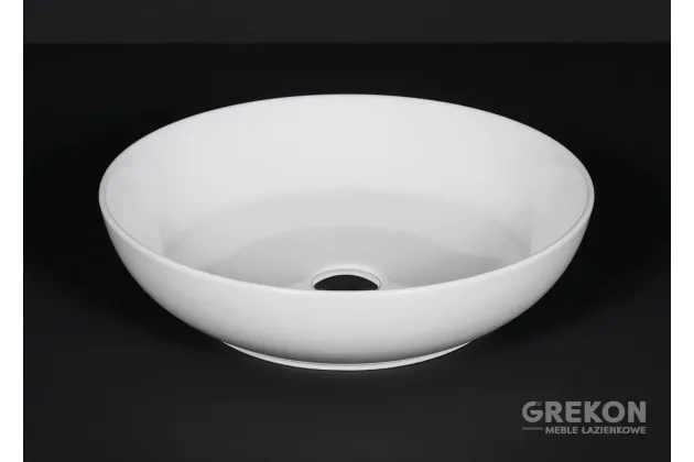 OMEGA biała umywalka ceramiczna 47.5x12.5