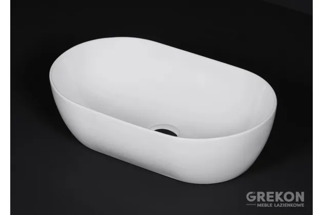 MIVA biała umywalka ceramiczna 50x14