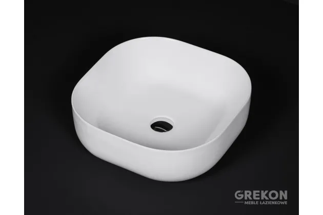 Beta biała umywalka ceramiczna 44x14