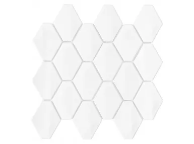 Mini Carat White 28,5x27,3 - biała mozaika ścienna