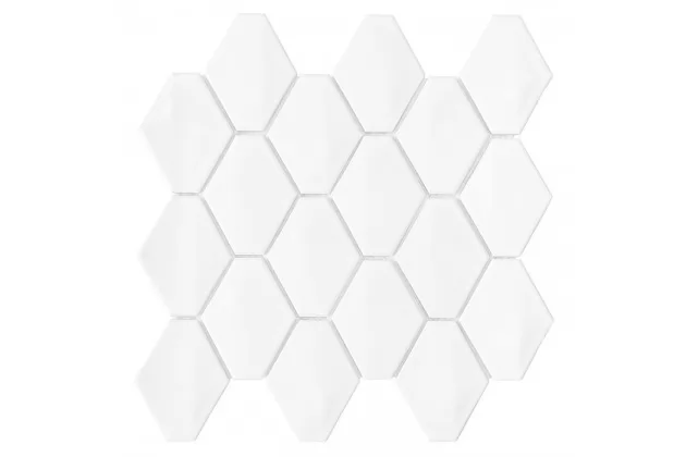 Mini Carat White 28,5x27,3 - biała mozaika ścienna