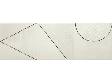 Rambla Decor Forms I White 20x60 - płytka ścienna