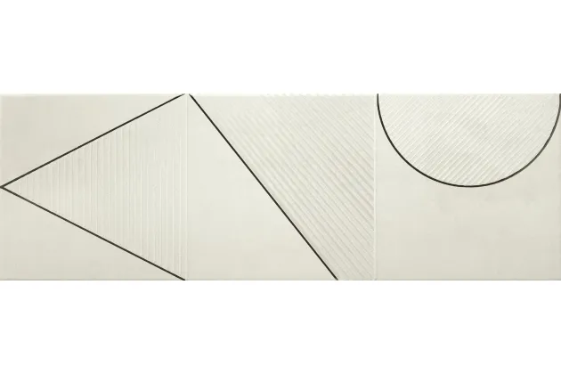 Rambla Decor Forms I White 20x60 - płytka ścienna
