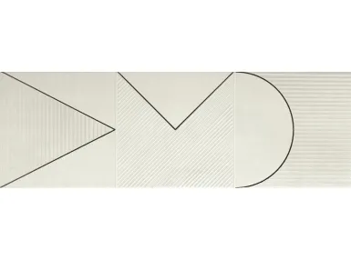 Rambla Decor Forms II White 20x60 - płytka ścienna