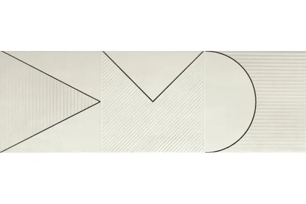 Rambla Decor Forms II White 20x60 - płytka ścienna