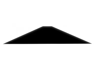 Carat C-BL05 4x20 - czarne płytki ścienne