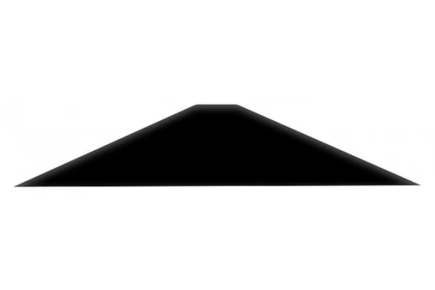 Carat C-BL05 4x20 - czarne płytki ścienne