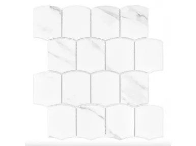 Arcado Carrara Matt 25,6x29,2 - mozaika ścienna