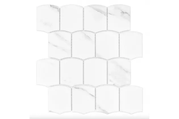Arcado Carrara Matt 25,6x29,2 - mozaika ścienna