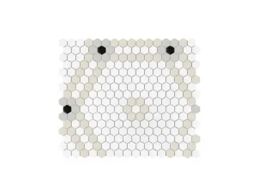 Mini Hexagon Doublehex Matt 40,1x34,1 - mozaika ścienna