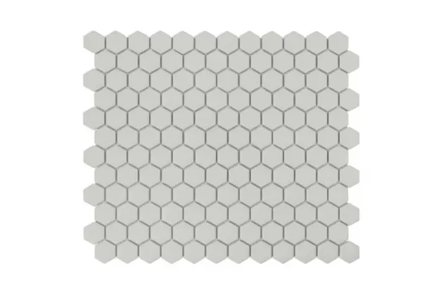 Mini Hexagon Ash Matt 30x26 - mozaika gresowa