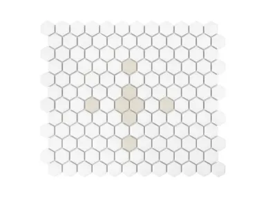 Mini Hexagon Cleo Matt 30x26 - mozaika gresowa